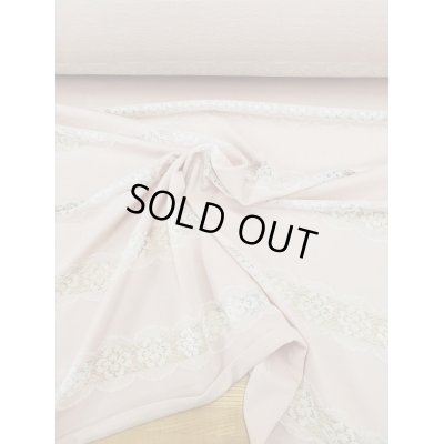 画像1: 生地：太ボーダーレースニット（ピンク）