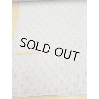 生地：綿花柄天竺（グレー／グリーン）