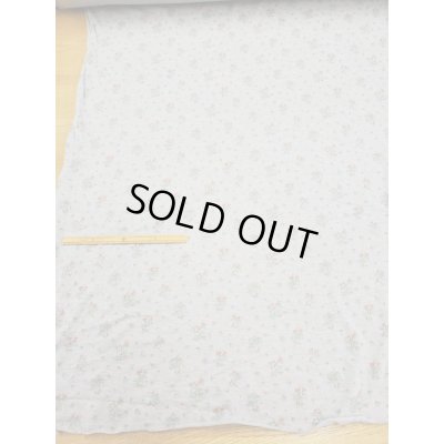 画像1: 生地：綿花柄天竺（グレー／グリーン）