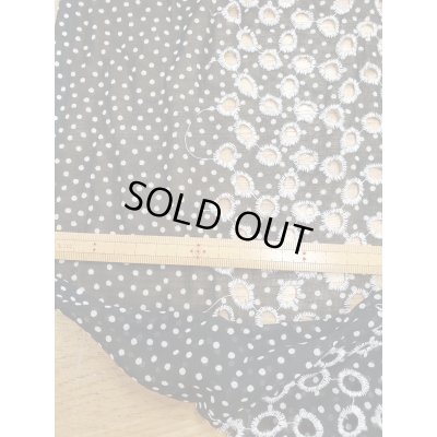 画像1: 生地：水玉柄薄手綿ローン（レース加工）
