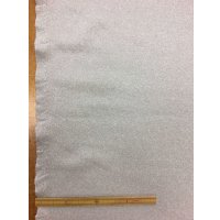生地：ラメコットン裏毛（グレー杢）