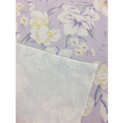 画像4: 生地:花柄綿麻プリント