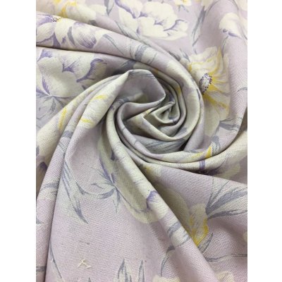 画像5: 生地:花柄綿麻プリント