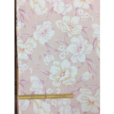 画像10: 生地:花柄綿麻プリント