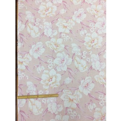 画像11: 生地:花柄綿麻プリント