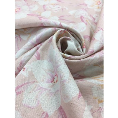 画像13: 生地:花柄綿麻プリント