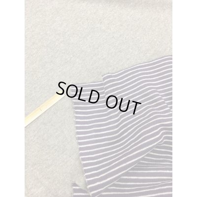 画像5: 生地：ボーダー柄両面ニット（ベージュ／紫）