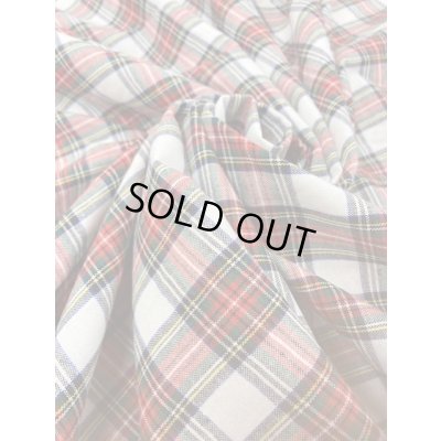 画像6: 生地：タータンチェック柄綿（赤）