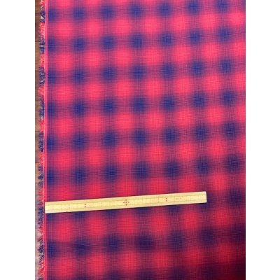 画像3: 生地：オーブレチェック薄手綿（赤／紺）