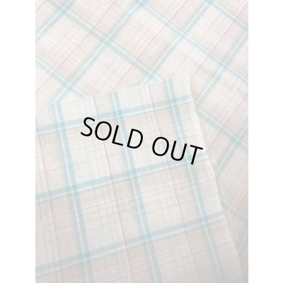 画像3: 生地:ラミネート加工チェック柄大(青)