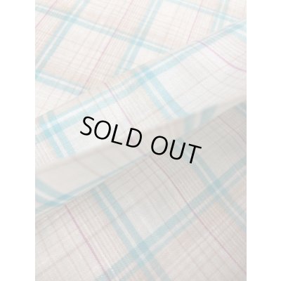 画像4: 生地:ラミネート加工チェック柄大(青)