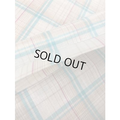 画像5: 生地:ラミネート加工チェック柄大(青)