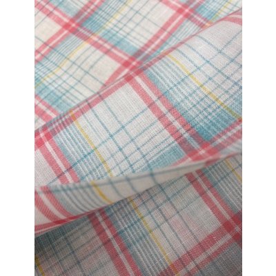 画像4: 生地:ラミネート加工チェック柄大(ピンク)