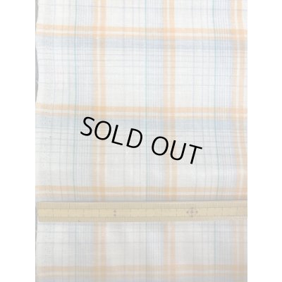 画像2: 生地：ラミネート加工チェック柄大（オレンジ）