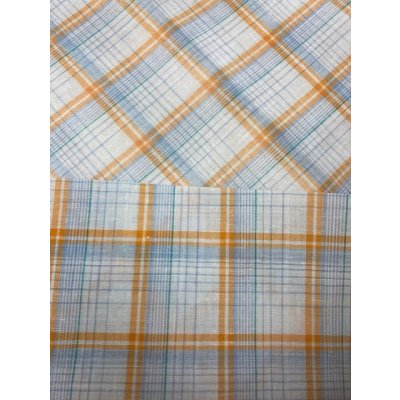 画像3: 生地：ラミネート加工チェック柄大（オレンジ）