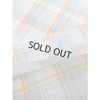 画像5: 生地：ラミネート加工チェック柄大（オレンジ）