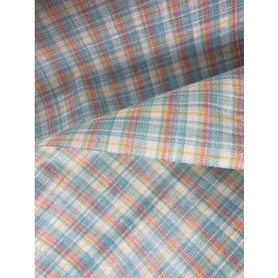 画像4: 生地：ラミネート加工チェック柄小（緑／ピンク）