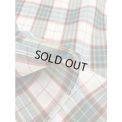 画像4: 生地：チェック織り柄（緑赤）