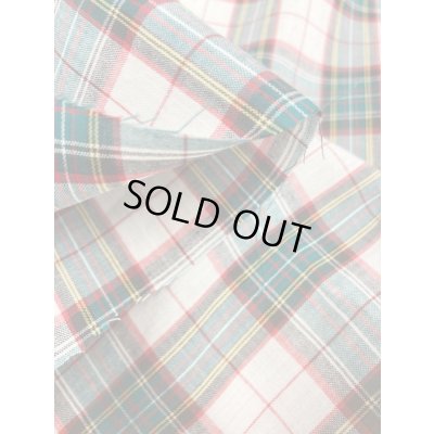 画像6: 生地：チェック織り柄（緑赤）