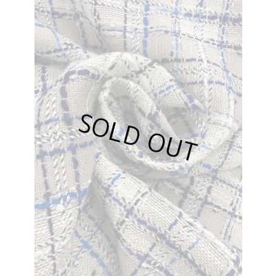 画像6: 生地：ファンシーツイードチェック（グレージュ／青）