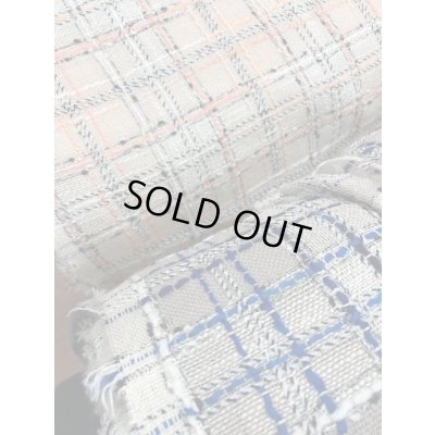 画像7: 生地：ファンシーツイードチェック（グレージュ／青）