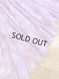 生地：プードル柄ポリパワーネット（ピンク）