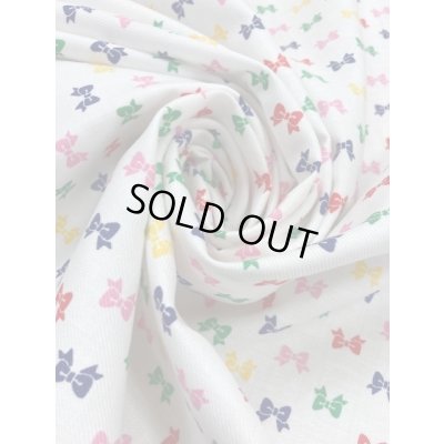 画像5: 生地：リボン柄コットン（白）