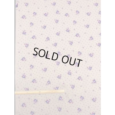 画像1: 生地：ポリエステル花柄（くすみピンク）