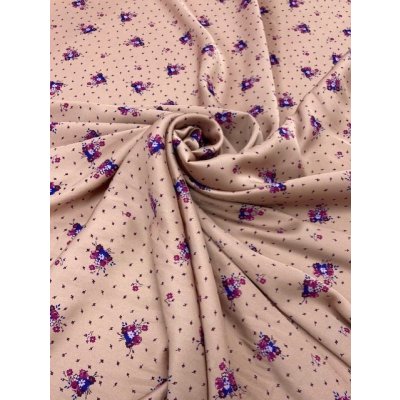 画像6: 生地：ポリエステル花柄（くすみピンク）