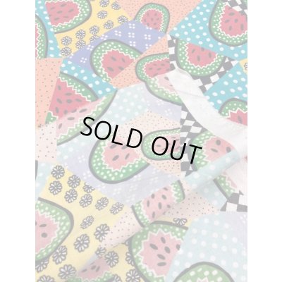 画像4: 生地：すいかパッチワーク風（カラフル）