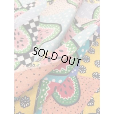 画像5: 生地：すいかパッチワーク風（カラフル）