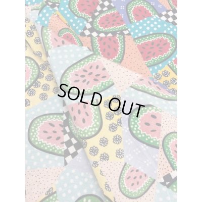 画像6: 生地：すいかパッチワーク風（カラフル）