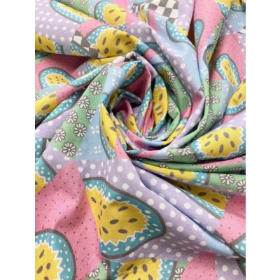 画像6: 生地：すいかパッチワーク風（パステル）