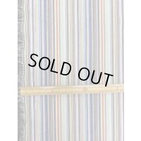 生地：マルチストライプ（水色系）