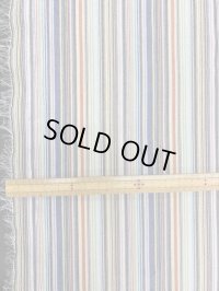 生地：マルチストライプ（水色系）