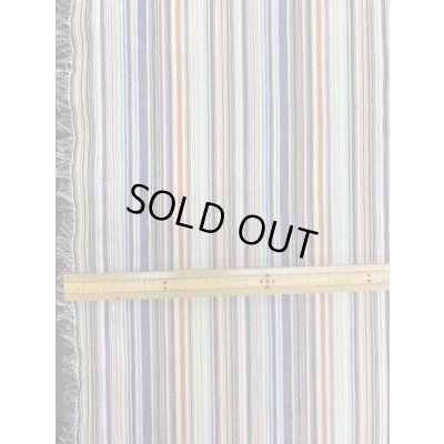 画像1: 生地：マルチストライプ（水色系）