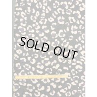 生地：ヒョウ柄２wayニット（茶／薄ピンク）