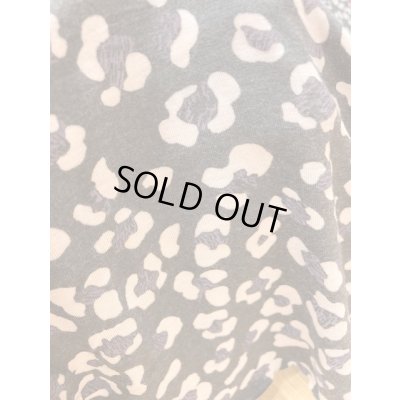 画像5: 生地：ヒョウ柄２wayニット（茶／薄ピンク）