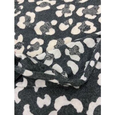 画像4: 生地：ヒョウ柄２wayニット（黒／グレー）