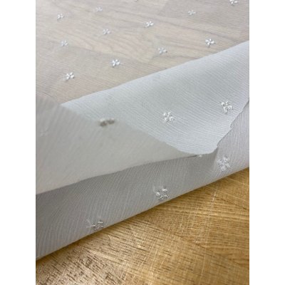 画像5: 生地：ポリエステルボイル刺繍（グレージュ）