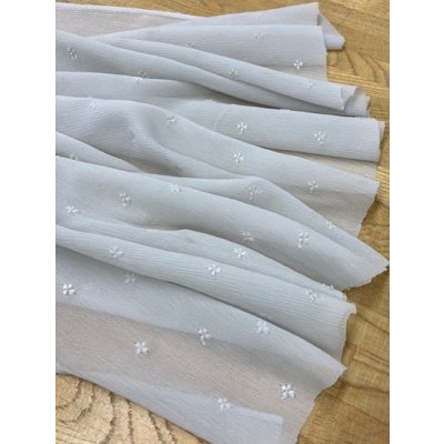 画像7: 生地：ポリエステルボイル刺繍（グレージュ）