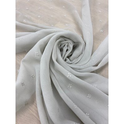 画像8: 生地：ポリエステルボイル刺繍（グレージュ）