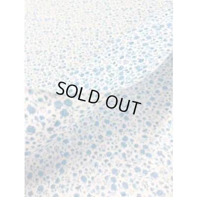 画像4: 生地：小花柄コットン（白／ブルー）