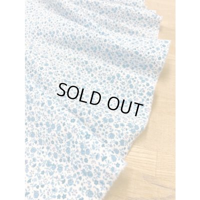 画像5: 生地：小花柄コットン（白／ブルー）