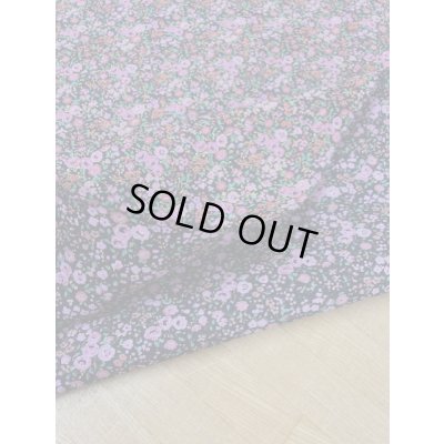 画像4: 生地：小花柄コットン（黒／ピンク）