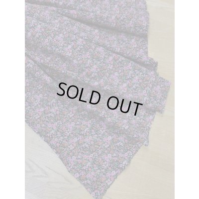 画像5: 生地：小花柄コットン（黒／ピンク）