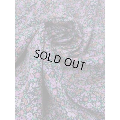 画像6: 生地：小花柄コットン（黒／ピンク）