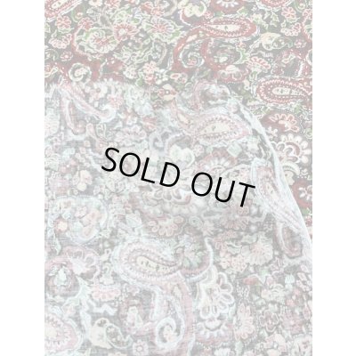 画像3: 生地：ペイズリー柄（黒／エンジ）