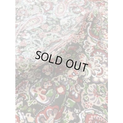 画像4: 生地：ペイズリー柄（黒／エンジ）