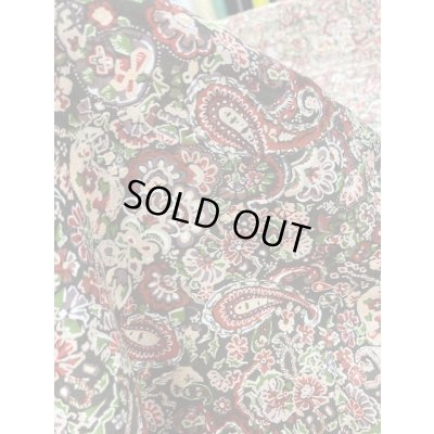 画像7: 生地：ペイズリー柄（黒／エンジ）